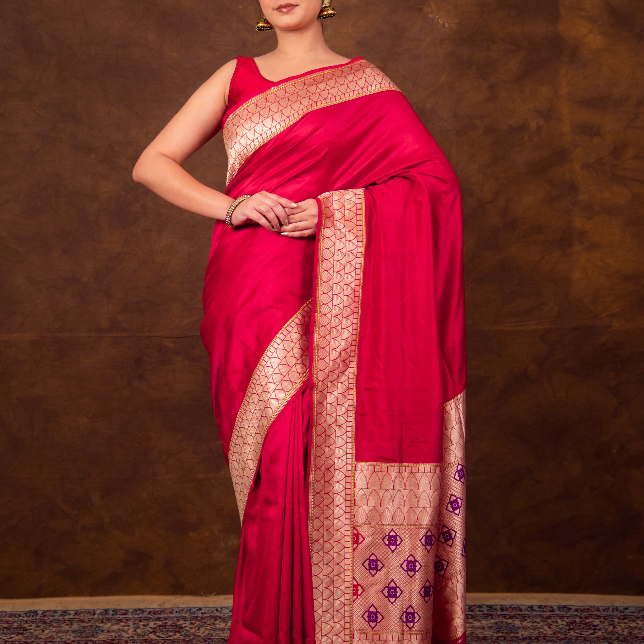 Pure Katan silk kadhwa handwoven Banarasi Saree